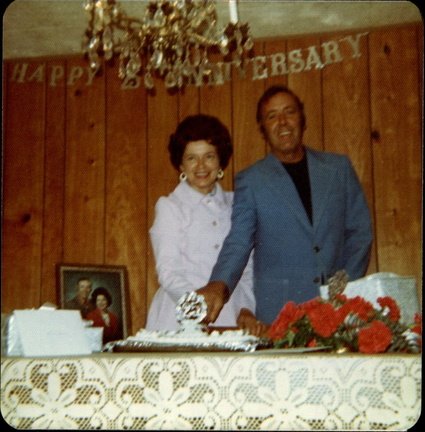 Bob & Irene Hobson 25th Anniversary (1974)